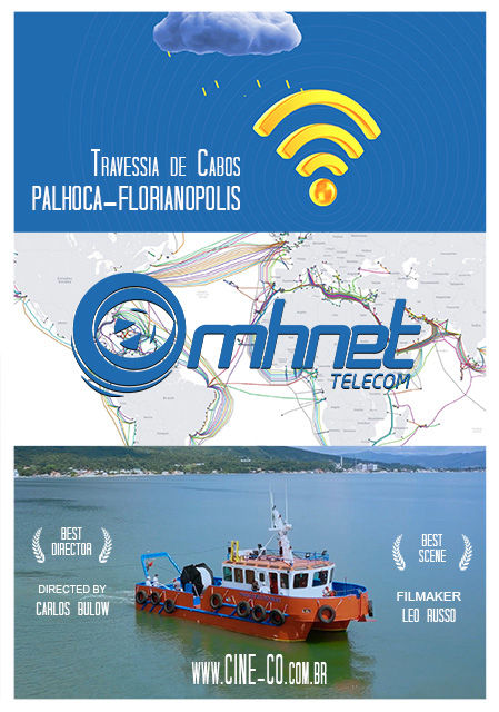 Vídeo Registro Operação Travessia Cabos Fibra Optica MHNET Internet Conexão